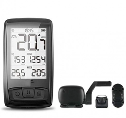 gdangel Ordinateurs de vélo gdangel Compteur Kilométrique Vélo Wireless Bicycle Computer Bluetooth Temperatureometer Mount Holder Sensor Counter Cycling Odometer Bike Accessories
