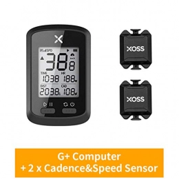 Gwxevce Accessoires Gwxevce Capteurs de Vitesse de vélo de Route de vélo Etanche Bluetooth Compteur de Vitesse de Cadence numérique