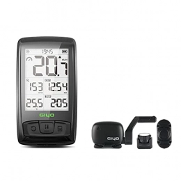 Happytoday, Compteur kilométrique de Compteur de Vitesse de vélo sans Fil, Bluetooth + Ordinateur de vélo, Ordinateur de vélo, avec écran LCD, IPX5 étanche