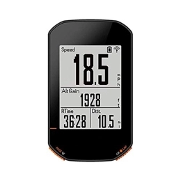 Heqianqian Ordinateurs de vélo Heqianqian Ordinateur de vélo rétroéclairé automatique sans fil GNSS / ANT+ Bluetooth étanche Compteur de vitesse pour vélo Compteur de vitesse Odomètre Traqueur de cyclisme étanche
