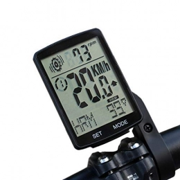 HJTLK Ordinateurs de vélo HJTLK Ordinateur de vélo, 2, 8 Pouces Compteur de Vitesse Ordinateur de vélo 9 Langue Capteur de Cadence Moniteur de fréquence Cardiaque Antipluie Cyclisme VTT Odomètre