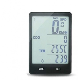 HJTLK Accessoires HJTLK Ordinateur de vélo, Compteur de Vitesse sans Fil Compteur kilométrique étanche à la Pluie vélo Ordinateur de vélo vélo chronomètre de température mesurable