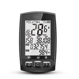 HJTLK Accessoires HJTLK Ordinateur de vélo, GPS Ordinateur de vélo sans Fil Ipx7 Étanche Vélo Chronomètre numérique Vélo Compteur de Vitesse Ant + Bluetooth 4.0