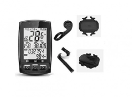 HJTLK Ordinateurs de vélo HJTLK Ordinateur de vélo, GPS Ordinateur de vélo sans Fil Vélo Chronomètre numérique Compteur de Vitesse de vélo Ant + Bluetooth 4.0 avec 12 Options