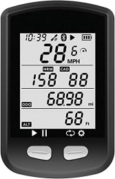 HSART Ordinateur de vélo sans fil IPX6 étanche kilométrage GPS Compteur de vitesse avec rétroéclairage automatique, moniteur LCD multifonction pour vélo de plein air VTT Accessoires de vélo