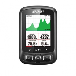 iGPSPORT Ordinateurs de vélo IGPSPORT iGS618 - Compteur de vélo GPS High Tech - Enregistreur de données informatiques et itinéraires GPS + GLONASS + Beidou. Navigation et Suivi. Ecran 2.2