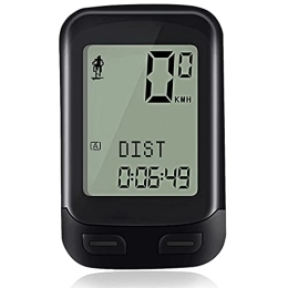 IIIL Compteur Vitesse Ordinateur Vélo Étanche Chronomètre sans Fil, Odomètre Vélo, Rétroéclairage LCD, 5 Langues, pour VTT Ou Vélo Route