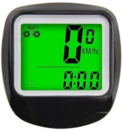 LCJD Accessoires LCJD Compteur kilométrique de vélo étanche, Compteur de Vitesse Multifonction pour Ordinateur de vélo avec écran LCD rétro-éclairé (2 pièces)