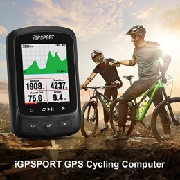 Lepeuxi Ordinateurs de vélo Lepeuxi IGSPORT GPS Cyclisme Ordinateur IGS618 Ant + Fonction avec Route Carte Navigation Vélo Vélo GPS Ordinateur Odomètre avec Mont