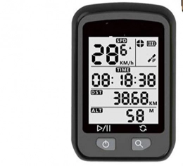 LINGJIA Ordinateurs de vélo LINGJIA Vélo Odomètre GPS Ordinateur Waterproof Ipx6 Wireless Speedometer Bicycle Digital Stopwatch Cycling Speedometer Bike Sports Ordinateur
