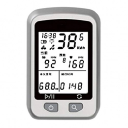 LPsweet Ordinateurs de vélo LPsweet Ordinateur De Vélo Odomètre, Étanche Vélo De Route VTT Vélo Bluetooth, Affichage Suivi LCD Distance AVS Vitesse Temps, Blanc