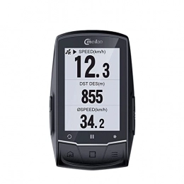 BWYM Ordinateurs de vélo M1 Ordinateur de vélo GPS sans fil avec Bluetooth Ant+, surveillance de performance dynamique étanche, compteur de vitesse avec rétroéclairage automatique (couleur : noir)