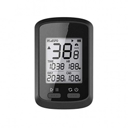 Maoviwq Ordinateurs de vélo Maoviwq Compteur de vélo sans fil 4, 6 cm avec grand écran intelligent, rétroéclairage automatique, GPS, étanche, compteur de vitesse, tableau de code de données, compteur de vitesse