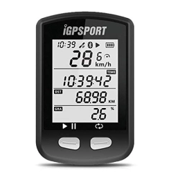 GYAM Ordinateurs de vélo Mini ordinateur de vélo GPS Odomètre et compteur de vitesse de vélo sans fil IPX6 Affichage LCD étanche avec capteur de cadence / vitesse et moniteur de fréquence cardiaque pour hommes en plein air