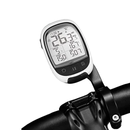 WSXKA Accessoires Mini ordinateur de vélo GPS, ordinateur de vélo étanche IPX5 avec écran LCD de 2, 4 pouces, compteur kilométrique de vélo sans fil et compteur de vitesse ordinateur de vélo pour hommes en plein air f