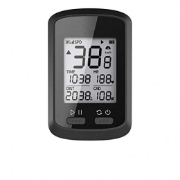 MLQ Accessoires MLQ Ordinateur de vélo GPS sans Fil, Compteur kilométrique à Affichage numérique Multifonction étanche avec rétroéclairage Automatique LCD, Compatible avec Tous Les téléphones intelligents