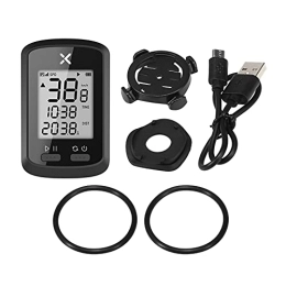 XINXI-YW Ordinateurs de vélo Navigation GPS Intelligent GPS Cyclisme Ordinateur de vélo sans Fil Compteur de Vitesse numérique IPX7 Ordinateur de vélo précis avec Couvercle de Protection (Color : Black)