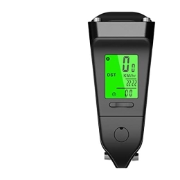  Accessoires Ordinateur de vélo GPS 2 en 1 pour vélo - Rétroéclairage - Chronomètre - Tachymètre - Étanche - Multifonction - Pour l'extérieur