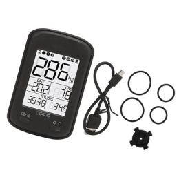 Ordinateur de Vélo GPS CC400, Fonction Compteur de Tours, Rétroéclairage Automatique, Ordinateur de Vélo GPS, Calibrage Automatique de l'heure en Extérieur