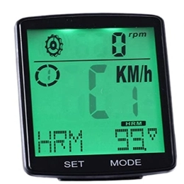  Accessoires Ordinateur de vélo GPS de 7, 1 cm Compteur de vitesse pour vélo Ordinateur de cadence Capteur de fréquence cardiaque, Cyclisme Imperméable Portable pour l'extérieur