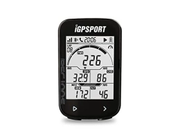 iGPSPORT Accessoires Ordinateur de vélo GPS sans Fil, Compteur de Vitesse de vélo avec rétroéclairage Automatique à Grand écran de 2, 6 Pouces, autonomie de la Batterie de 40 Heures