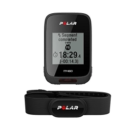 Polar Ordinateurs de vélo Polar - M460 - Compteur Vélo GPS Intégré avec Ceinture Capteur de Fréquence Cardiaque - Noir