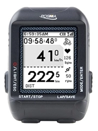 TRYWIN Accessoires Posma D3 GPS sans fil vélo de route, ordinateur, indicateur de vitesse, odomètre avec navigation ANT+ E-Compass