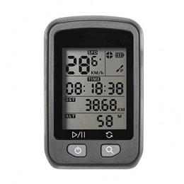 PQXOER Ordinateurs de vélo PQXOER Compteur de vitesse sans fil GPS IPX7 étanche pour vélo - Tableau de code de données pour compteur de vitesse, odomètre et traqueur de vélo étanche