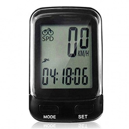 PQXOER Ordinateurs de vélo PQXOER Compteur de vitesse sans fil étanche avec écran LCD rétroéclairé pour vélo, compteur de vitesse, odomètre et traqueur de vélo étanche