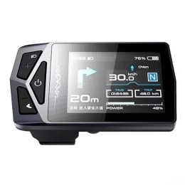 Puupaa 1 PC Vélo Électrique LCD Compteur Bleu Navigation EB02 Affichage Vélo Ebike Ordinateur pour Bafang BBS0102 G340 M510 G510 M620 (CAN)