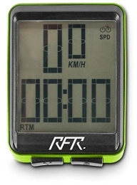 RFR Ordinateurs de vélo RFR 14094 Compteur de vélo sans fil CMPT Green 12 fonctions