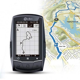 SDJJ Accessoires SDJJ Compteur de Vitesse de vlo sans Fil, Navigation GPS vlo Ordinateur de vlo GPS BLE4.0 Compteur de Vitesse Se connecter avec Cadence / HR Moniteur / Power Meter (ne Pas inclure)