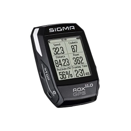 Sigma Accessoires Sigma 01008 Compteur GPS de vélo Mixte Adulte, Noir