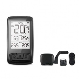 SYY Accessoires SYY GPS Ordinateur de vélo, vélo Compteur de Vitesse sans Fil Vitesse d'affichage Exercice Temps Altitude étanche pour Mountain Bikes Route