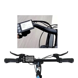 Techigher Accessoires Techigher Écran LCD pour vélo électrique, compteur de vitesse S866, compteur intelligent étanche pour vélo électrique, compteur d'affichage des données d'écran pour scooters, vélo électrique,