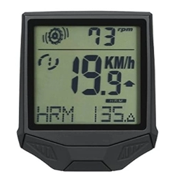 TLJF Accessoires TLJF Ordinateur de vélo GPS pour vélo, compteur de vitesse, étanche, compteur d'heure LCDP, portable, pour extérieur