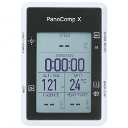 Topeak Ordinateurs de vélo Topeak PanoComp X mit Sensoren Wireless Computer Fahrrad Tacho Rad Sport Bluetooth Remote, 15200182