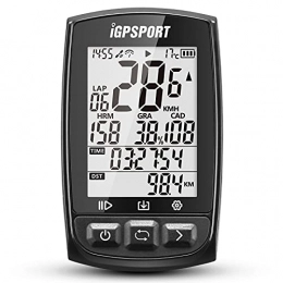Topuality Ordinateur de Cyclisme GPS Reable IPX7 écran Anti-éblouissement résistant à l'eau vélo Cyclisme Cycle vélo GPS Ordinateur odomètre avec Port