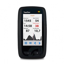 Twonav Accessoires TwoNav - GPS Anima + pour Le Cyclisme et la Randonnée Pédestre | GPS Velo, VTT, Sport, Piéton - Protocole Ant+™ - Autonomie de 12 H - Écran de 3 Pouces - Résistant Pluie, Chocs - Marine / Noir