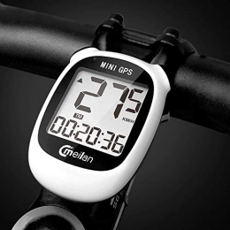 TYBXK Accessoires TYBXK Ordinateur de vélo Compteur de vélo GPS sans Fil Ordinateur de vélo Vélo étanche VTT Vélo Vélo Odomètre Chronomètre Compteur de Vitesse (Color : White)