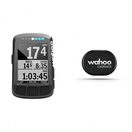 Wahoo Fitness Accessoires Wahoo Fitness ELEMNT Bolt GPS Bike Computer Mixte Adulte, Black & RPM Capteur de Cadence avec Bluetooth Smart et Ant connectivité
