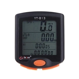 WJSW Ordinateurs de vélo WJSW YT-813 Filaire Vélo Ordinateur Odomètre Rétro-Éclairage LCD Compteur Vitesse Accessoires D'équitation