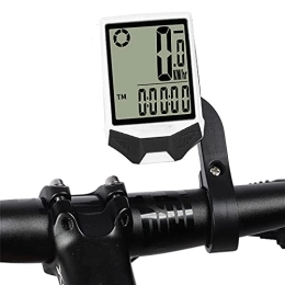 WJY Accessoires WJY Ordinateur de Vélo sans Fil, 18 Fonction, Écran LCD Rétro-éclairé, Réveil à Un Bouton, Compteur de Vélo Étanche Multifonction pour reconnaître la Vitesse et la Distance Actuelles en Temps réel
