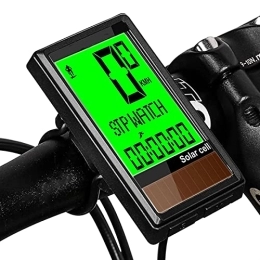 WJY Ordinateurs de vélo WJY Ordinateur de Vélo sans Fil, 5 Langues, Compteurs de Vélo sans Fil avec 19 Fonctions, Écran LCD étanche IPX6, Multifonction Étanche Ordinateur de Vélo pour Les Passionnés de Vélo