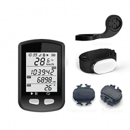 Wxxdlooa Accessoires Wxxdlooa Compteur kilométrique GPS activé vélo Ordinateur de vélo GPS Speedometer Route / VTT Ordinateur