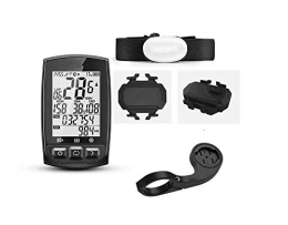 Wxxdlooa Ordinateurs de vélo Wxxdlooa Compteur kilométrique VTT Ordinateur de vélo GPS étanche Ant + Compteur de Vitesse à vélo sans Fil Accessoires de vélo Chronomètre numérique