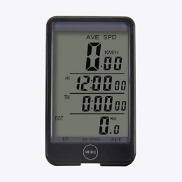 XBR Accessoires XBR Ordinateur de vélo GPS Ordinateur de vélo sans Fil Compteur de Vitesse de vélo Vélo Tracker Étanche Écran LCD rétroéclairé Multifonction étanche