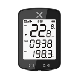 XOSS Accessoires XOSS G2 Compteur Vélo GPS，Compteur Vélo sans Fil avec Étanche IPX7，Synchronize Strava，Écran matriciel HD Bluetooth 5.0 pour Vélo