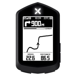 XOSS Ordinateurs de vélo XOSS NAV Compteur GPS Vélo sans Fil, Navigation Cartographique, USB Type-C Charge Rapide avec IPX7 Etanche Ecran HD 2.4 Pouces