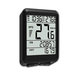 YEATOP Accessoires YEATOP Imperméable à l'eau sans Fil LCD odomètre Compteur de Vitesse de vélo rétro-éclairage chronomètre Compteur de Vitesse Ordinateur de vélo